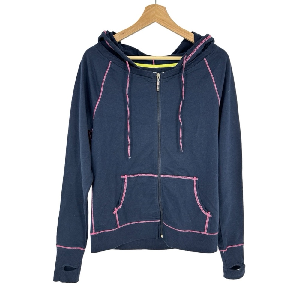 Steve Madden Cotton Blue Full Zip Hoodie